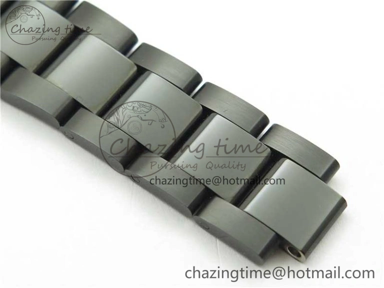 DateJust 41 All Black PVD VRF Best Edition Black Dial Roman Markers on PVD Oyster Bracelet A3235