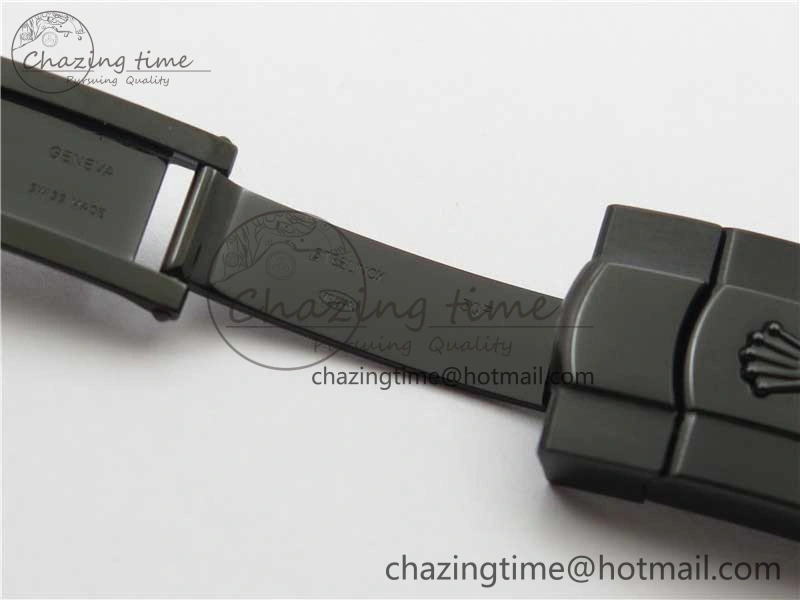 DateJust 41 All Black PVD VRF Best Edition Black Dial Stick Markers on PVD Oyster Bracelet A3235