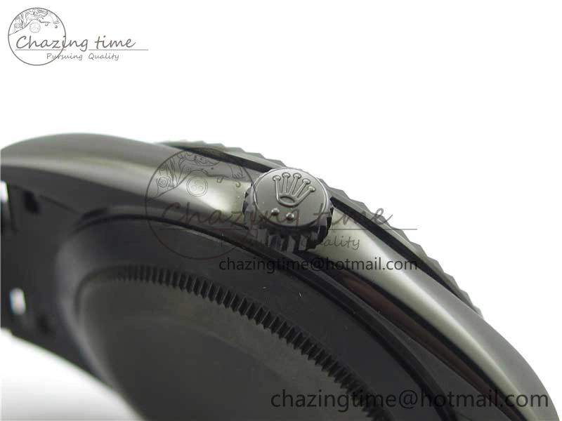 DateJust 41 All Black PVD VRF Best Edition Blue Dial Diamonds Markers on PVD Oyster Bracelet A3235
