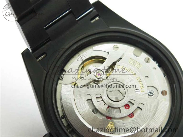 DateJust 41 All Black PVD VRF Best Edition Blue Dial Diamonds Markers on PVD Oyster Bracelet A3235
