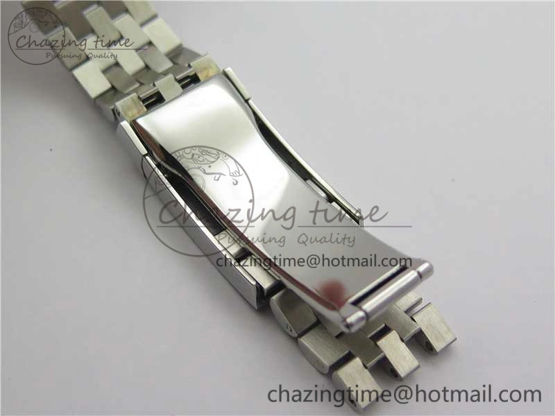 DateJust 41 SS 126333 Fluted Bezel DJF Best Edition 904L Steel Gray Dial Green Roman Markers on Jubilee Bracelet A2826