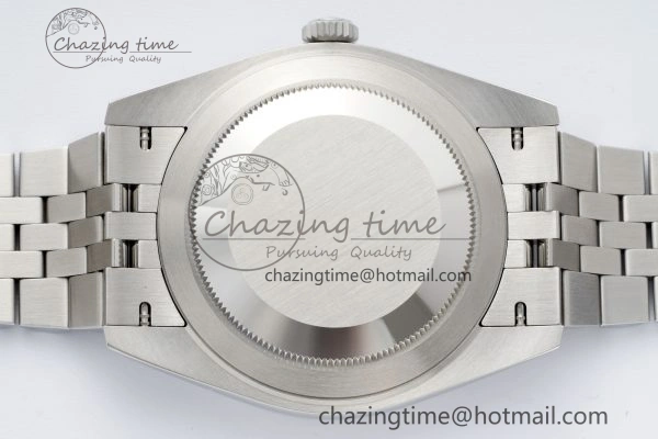 DateJust 41 SS Fluted Bezel KING 1:1 Best Edition 904L Steel Blue Roman Dial on Jubilee Bracelet VR3235