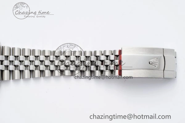 DateJust 41 SS Fluted Bezel KING 1:1 Best Edition 904L Steel Blue Roman Dial on Jubilee Bracelet VR3235