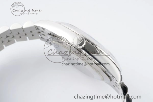 DateJust 41 SS Fluted Bezel KING 1:1 Best Edition 904L Steel Blue Roman Dial on Jubilee Bracelet VR3235