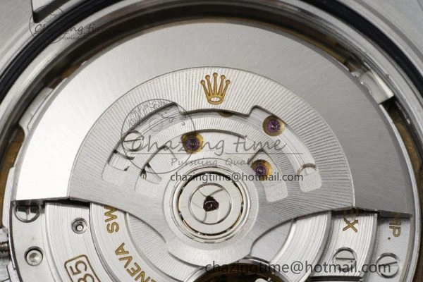 DateJust 41 SS Fluted Bezel KING 1:1 Best Edition 904L Steel Gray Dial Green Roman on Oyster Bracelet VR3235