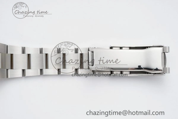 DateJust 41 SS Fluted Bezel KING 1:1 Best Edition 904L Steel Gray Dial Green Roman on Oyster Bracelet VR3235