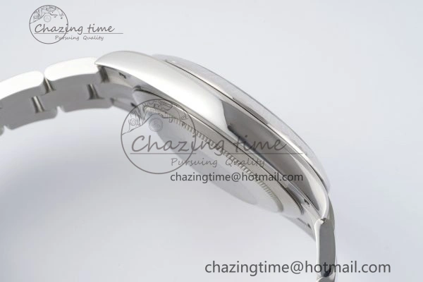 DateJust 41 SS Fluted Bezel KING 1:1 Best Edition 904L Steel Gray Dial on Oyster Bracelet VR3235