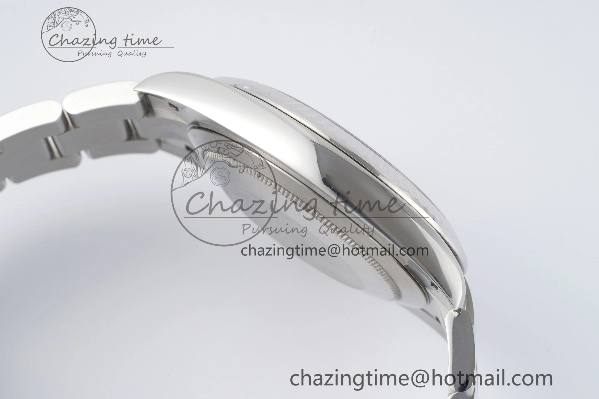 DateJust 41 SS Fluted Bezel KING 1:1 Best Edition 904L Steel Gray Dial on Oyster Bracelet VR3235