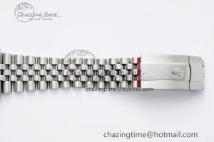 DateJust 41 SS Fluted Bezel KING 1:1 Best Edition 904L Steel Gray Green Roman Dial on Jubilee Bracelet VR3235