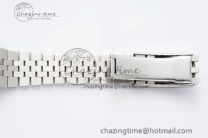 DateJust 41 SS Fluted Bezel KING 1:1 Best Edition 904L Steel Gray Green Roman Dial on Jubilee Bracelet VR3235