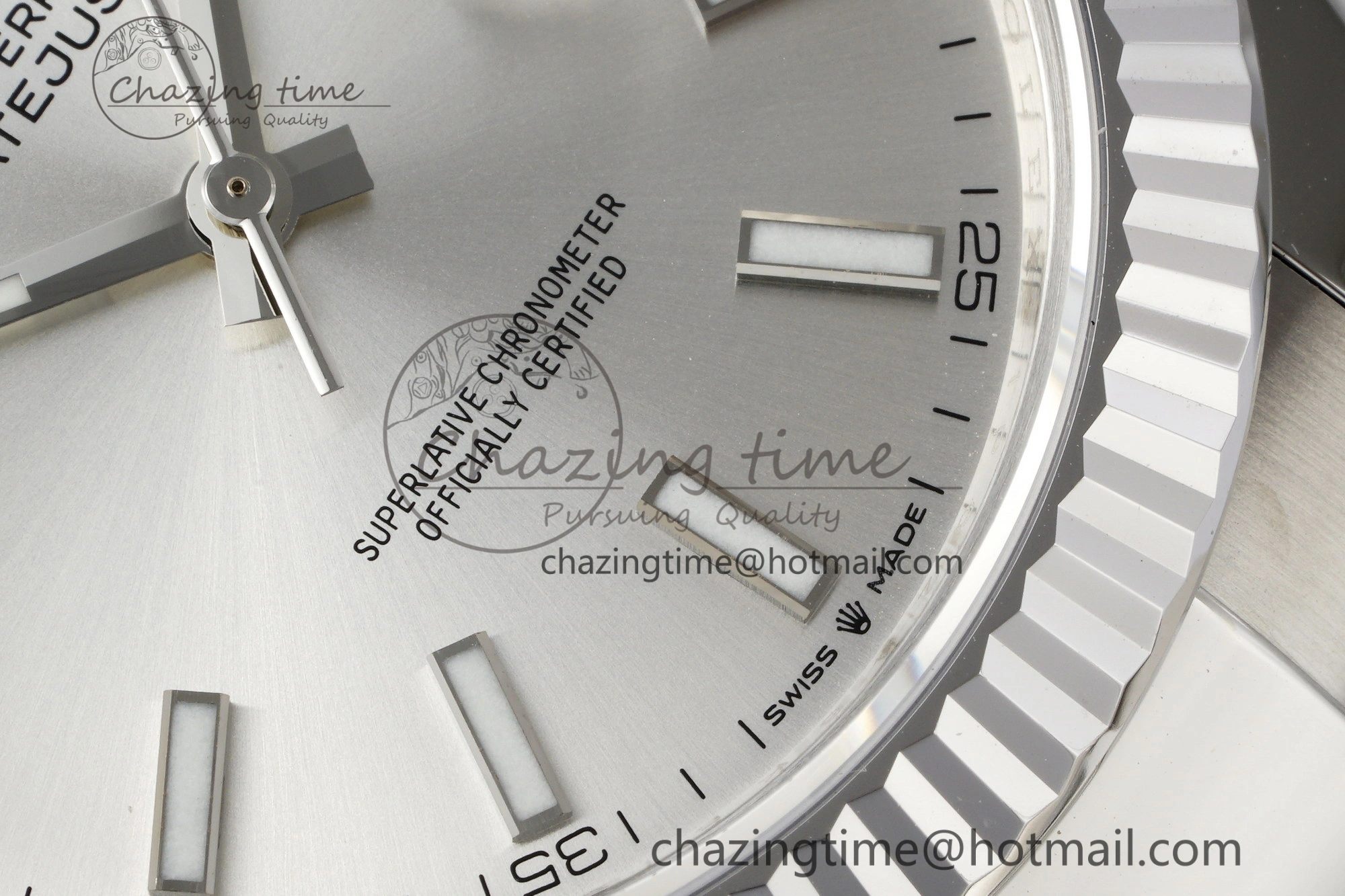 DateJust 41 SS Fluted Bezel KING 1:1 Best Edition 904L Steel Silver Dial on Oyster Bracelet VR3235