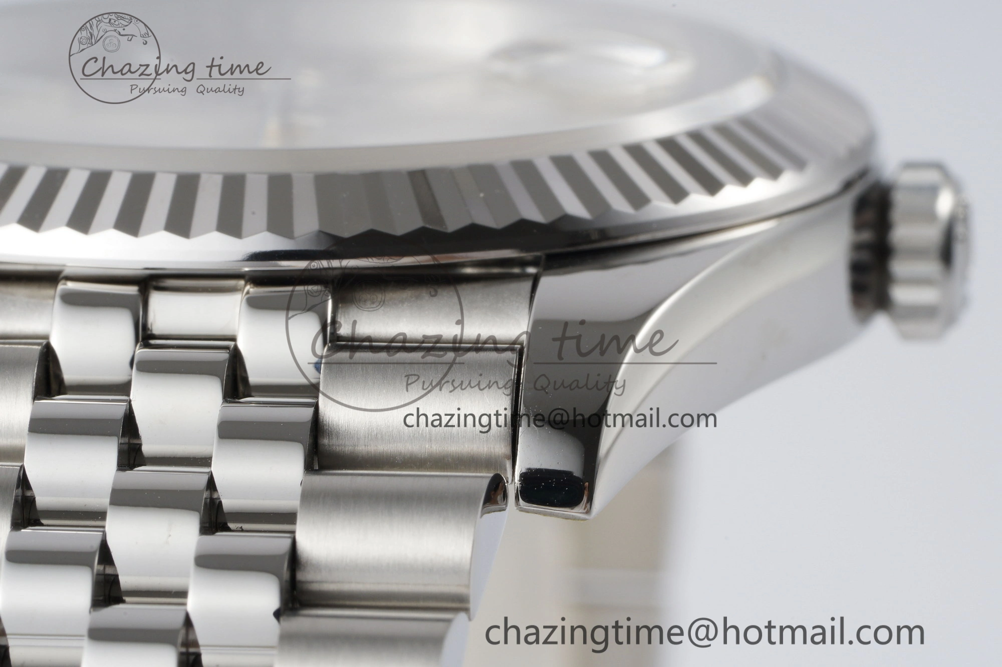 DateJust 41 SS Fluted Bezel KING 1:1 Best Edition 904L Steel Silver Stick Dial on Jubilee Bracelet VR3235