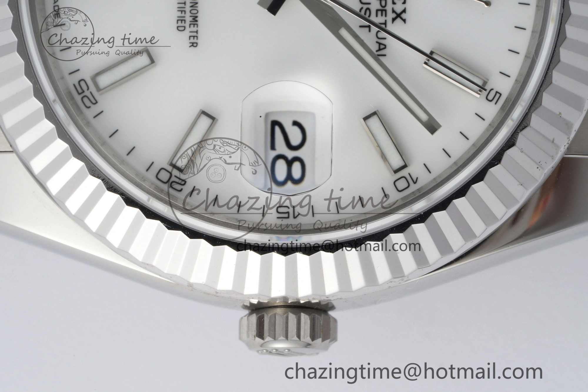 DateJust 41 SS Fluted Bezel KING 1:1 Best Edition 904L Steel White Dial on Oyster Bracelet VR3235