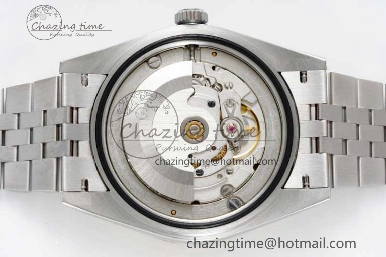DateJust 41 SS JDF 1:1 Best Edition 904L Steel Black Stick Dial on SS Jubilee Bracelet VR3235 V2
