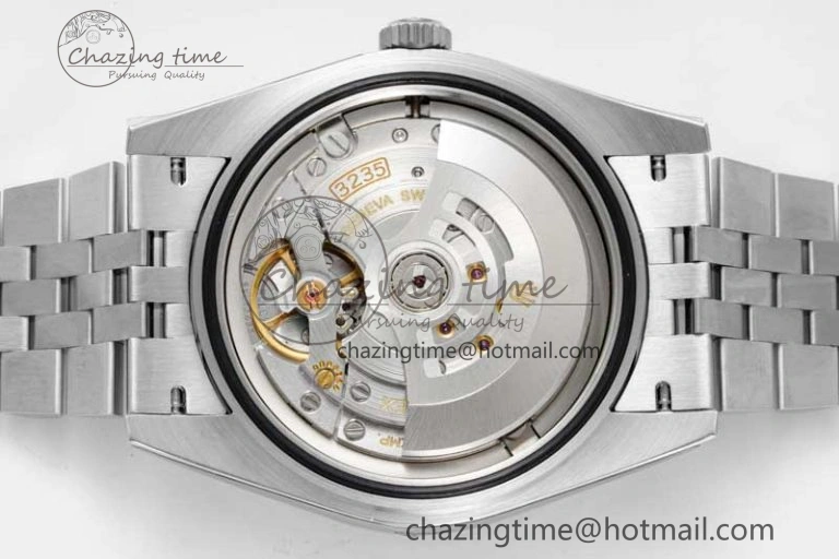 DateJust 41 SS JDF 1:1 Best Edition 904L Steel Blue Stick Dial on SS Jubilee Bracelet VR3235 V2