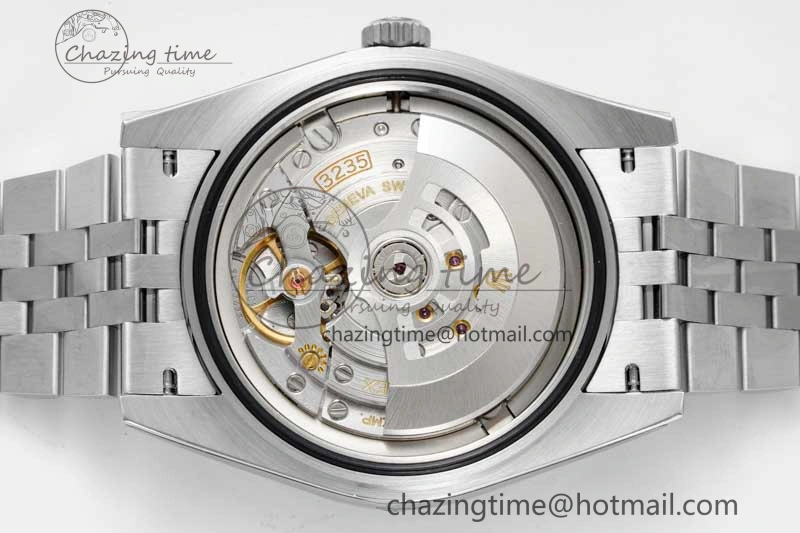 DateJust 41 SS JDF 1:1 Best Edition 904L Steel Blue Stick Dial on SS Jubilee Bracelet VR3235 V2