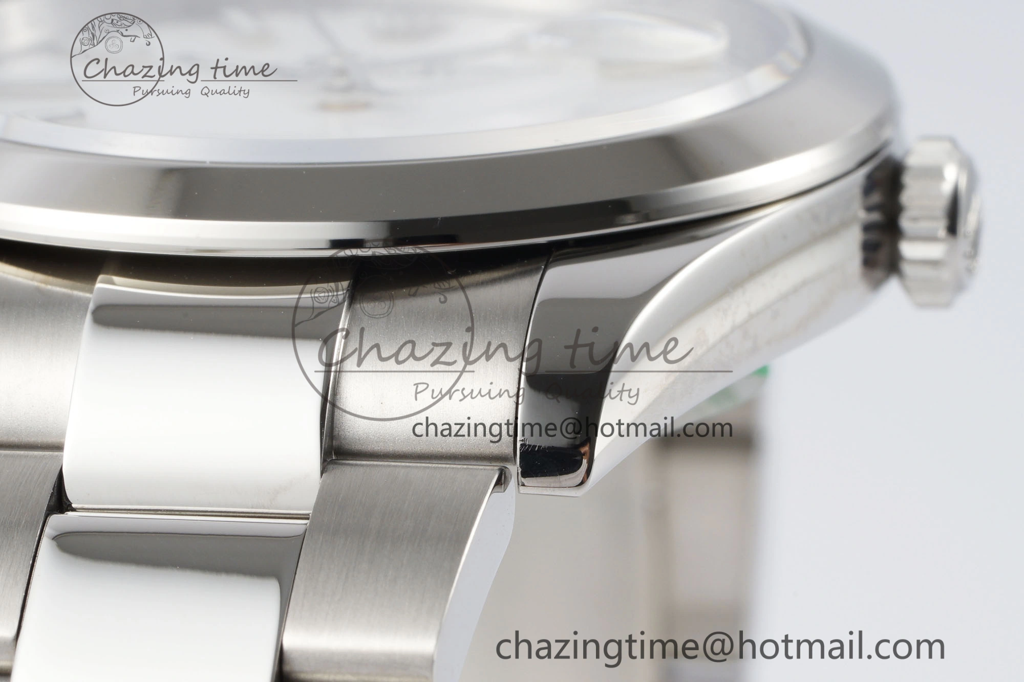 DateJust 41 SS Polished Bezel KING 1:1 Best Edition 904L Steel White Stick Dial on Oyster Bracelet VR3235