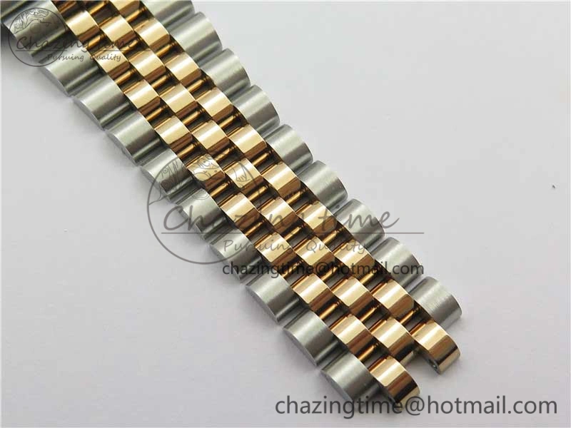 DateJust 41 SS RG 126333 Fluted Bezel DJF Best Edition 904L Steel Gray Dial Green Roman Markers on Jubilee Bracelet A2836