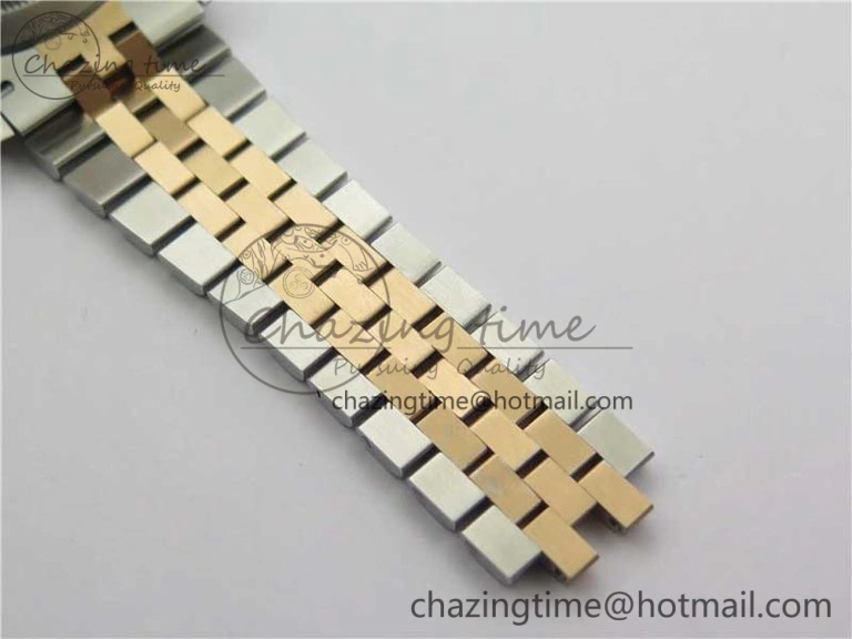 DateJust 41 SS RG 126333 Fluted Bezel DJF Best Edition 904L Steel Gray Dial Green Roman Markers on Jubilee Bracelet A2836