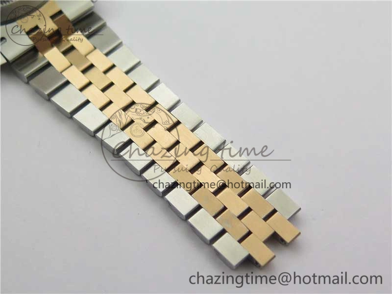 DateJust 41 SS RG 126333 Fluted Bezel DJF Best Edition 904L Steel Gray Dial Green Roman Markers on Jubilee Bracelet A2836