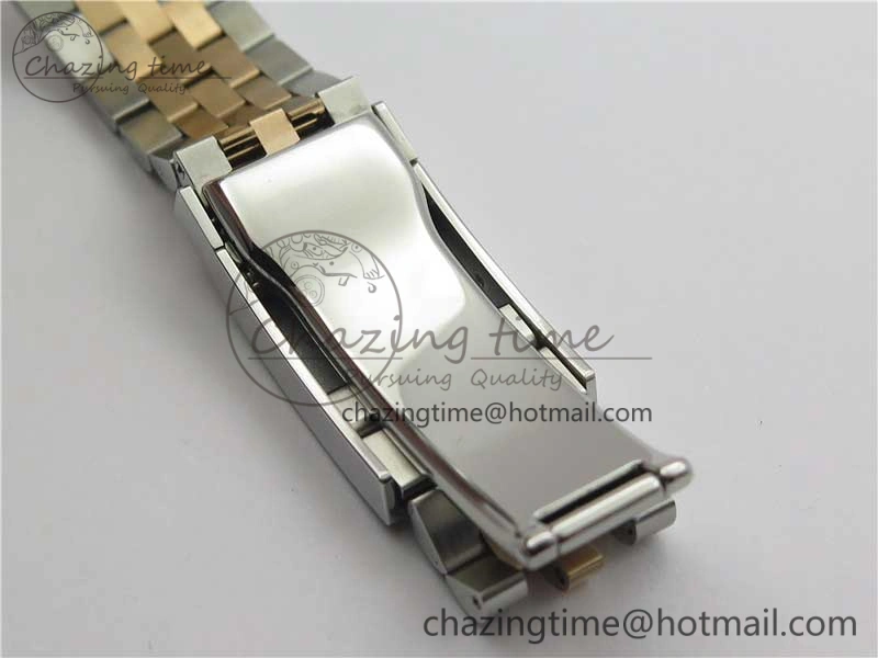 DateJust 41 SS RG 126333 Fluted Bezel DJF Best Edition 904L Steel Gray Dial Green Roman Markers on Jubilee Bracelet A2836