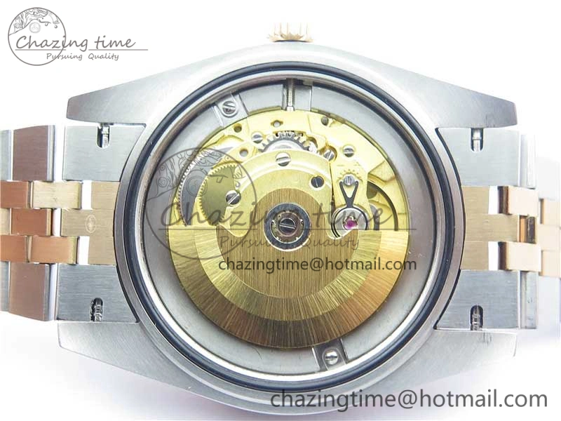 DateJust 41 SS RG 126333 Fluted Bezel DJF Best Edition 904L Steel Gray Dial Green Roman Markers on Jubilee Bracelet A2836