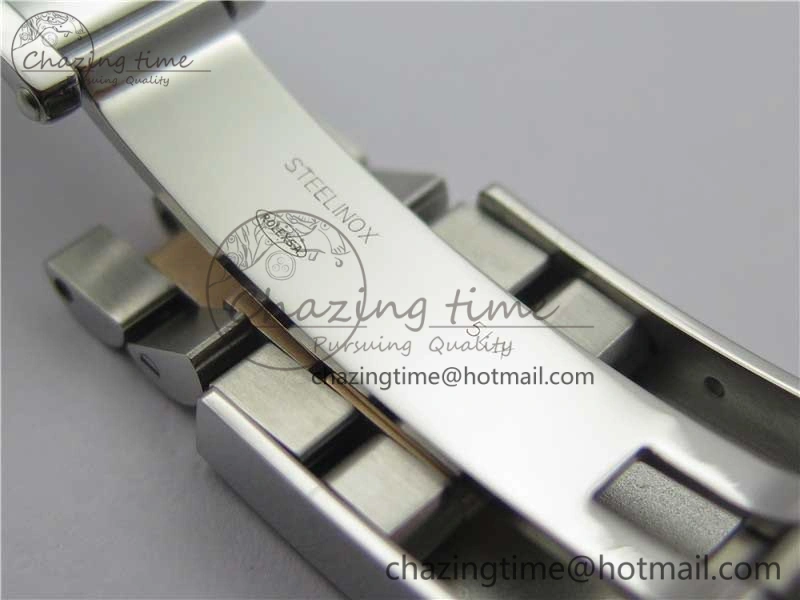 DateJust 41 SS RG 126333 Fluted Bezel DJF Best Edition 904L Steel Gray Dial Green Roman Markers on Jubilee Bracelet A2836
