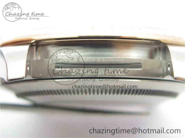 DateJust 41 SS RG 126333 Fluted Bezel DJF Best Edition 904L Steel Gray Dial Green Roman Markers on Jubilee Bracelet A2836