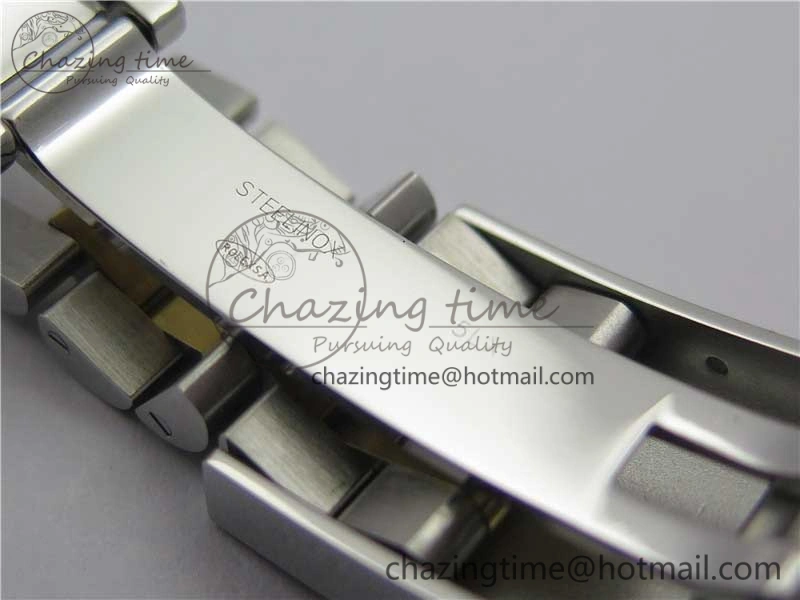 DateJust 41 SS YG 126333 Fluted Bezel DJF Best Edition 904L Steel Gray Dial Green Roman Markers on Jubilee Bracelet A2836