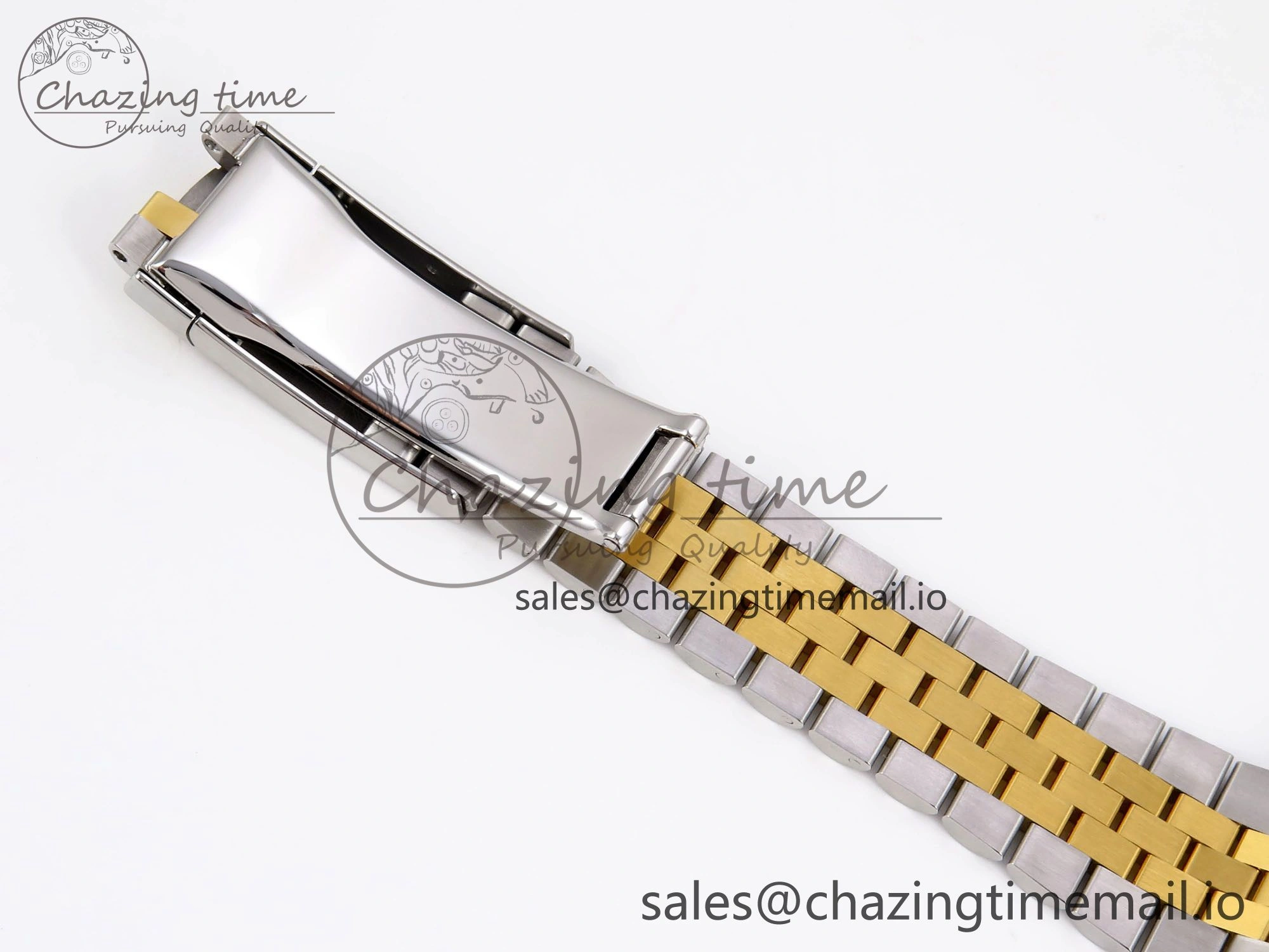 DateJust 41 SS YG ARF 1:1 Best Edition 904L Steel Gray Green Roman Dial on Jubilee Bracelet SH3235 (Gain Weight)