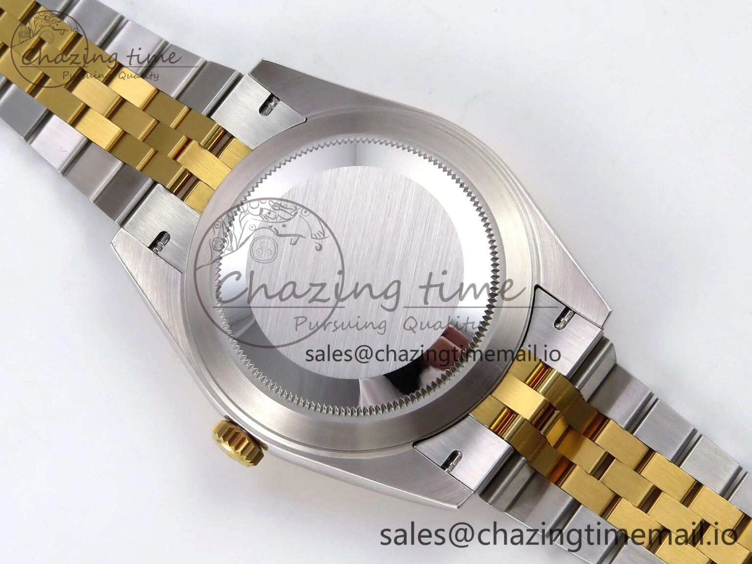 DateJust 41 SS YG ARF 1:1 Best Edition 904L Steel Gray Green Roman Dial on Jubilee Bracelet SH3235