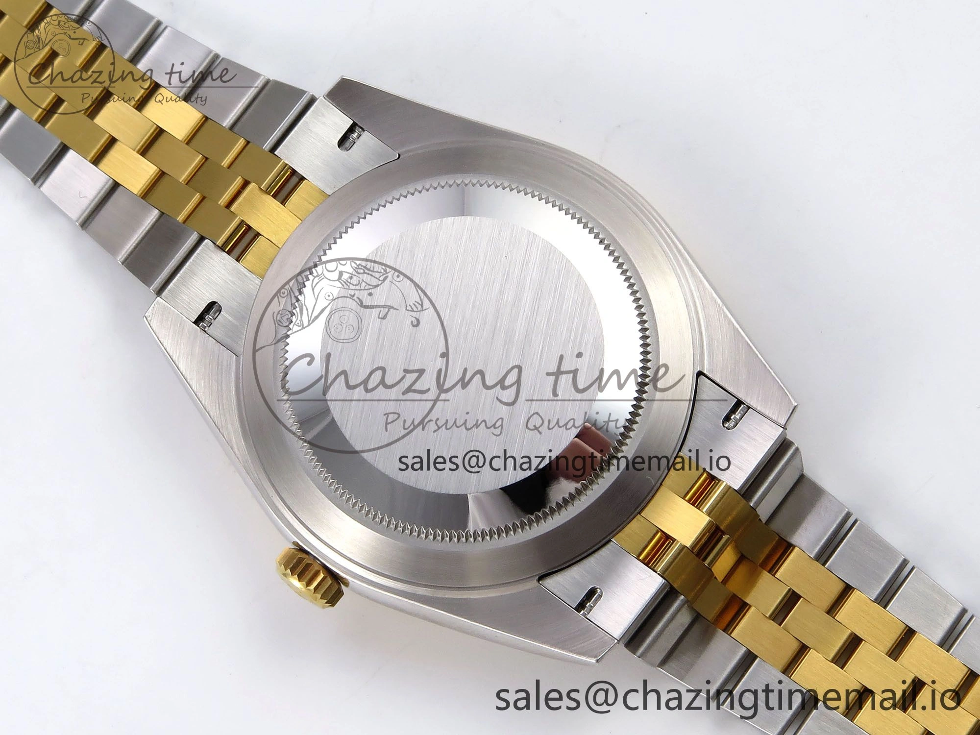 DateJust 41 SS YG ARF 1:1 Best Edition 904L Steel Gray Green Roman Dial on Jubilee Bracelet SH3235