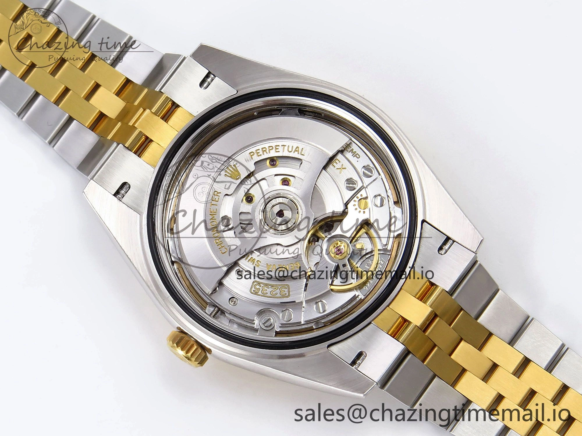 DateJust 41 SS YG ARF 1:1 Best Edition 904L Steel Gray Green Roman Dial on Jubilee Bracelet SH3235