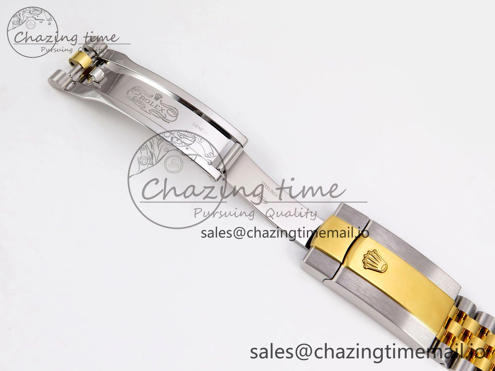DateJust 41 SS YG ARF 1:1 Best Edition 904L Steel Gray Green Roman Dial on Jubilee Bracelet SH3235
