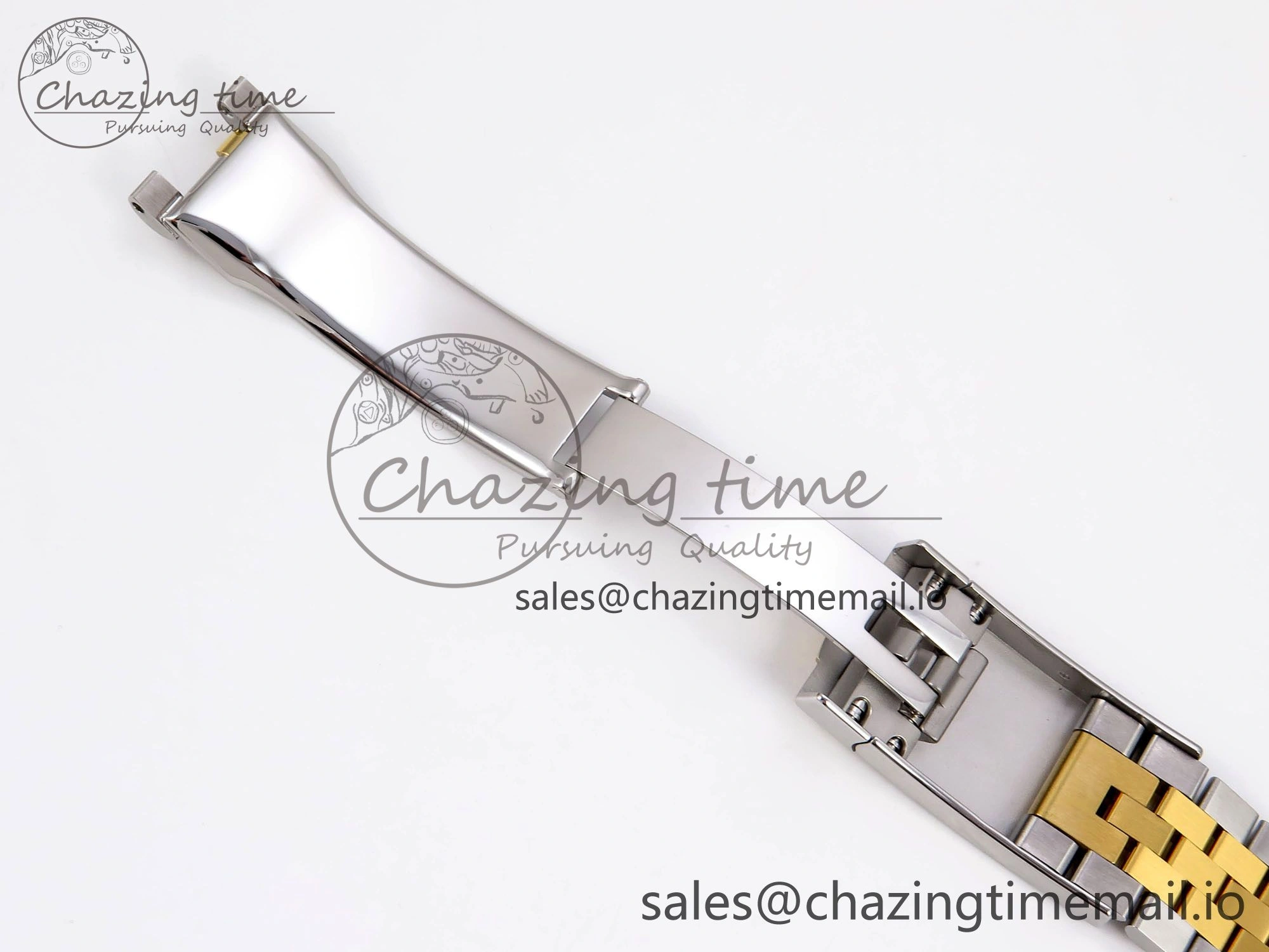 DateJust 41 SS YG ARF 1:1 Best Edition 904L Steel Gray Green Roman Dial on Jubilee Bracelet SH3235