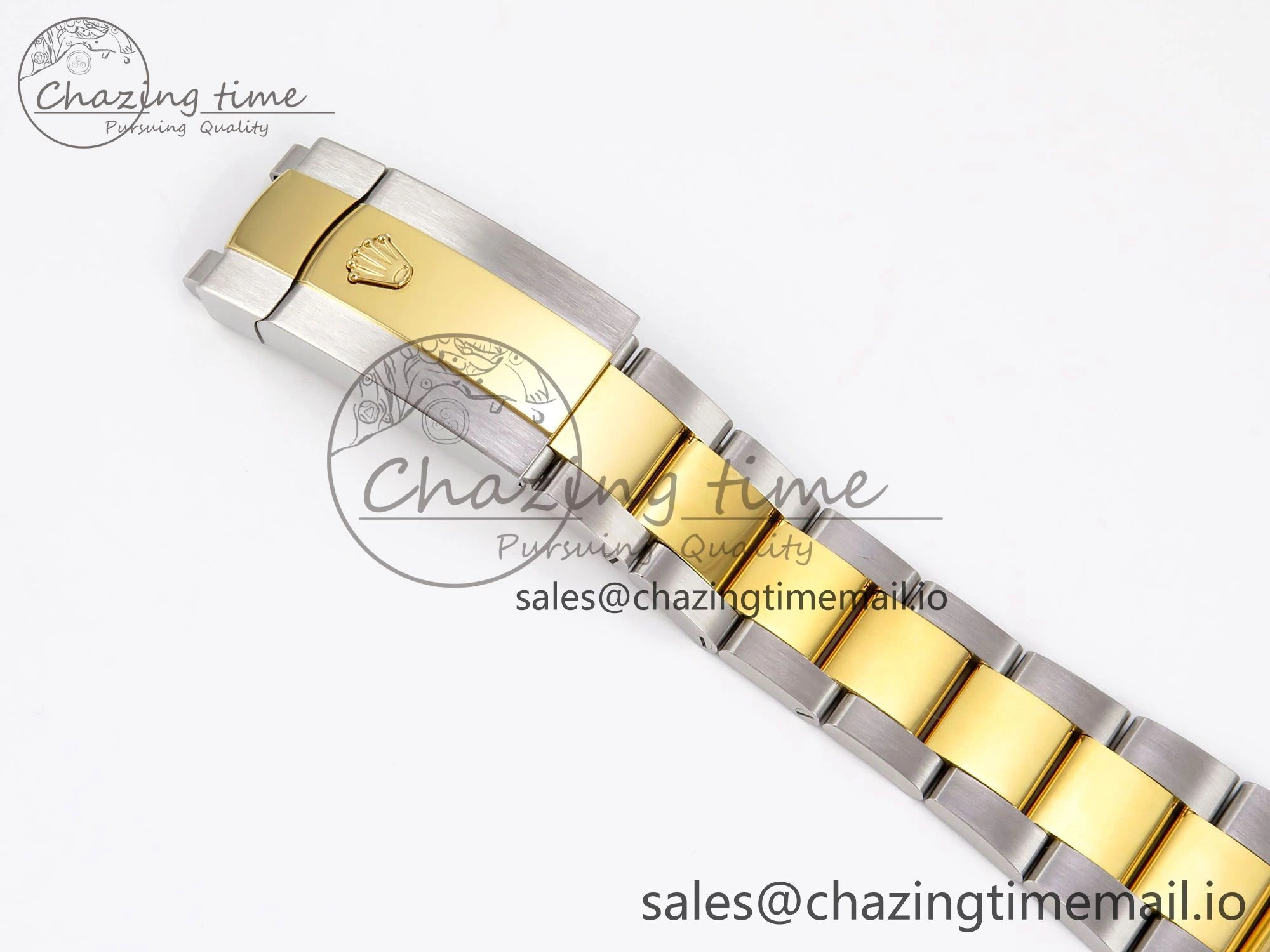 DateJust 41 SS YG ARF 1:1 Best Edition 904L Steel Gray Green Roman Dial on Oyster Bracelet SH3235 (Gain Weight)