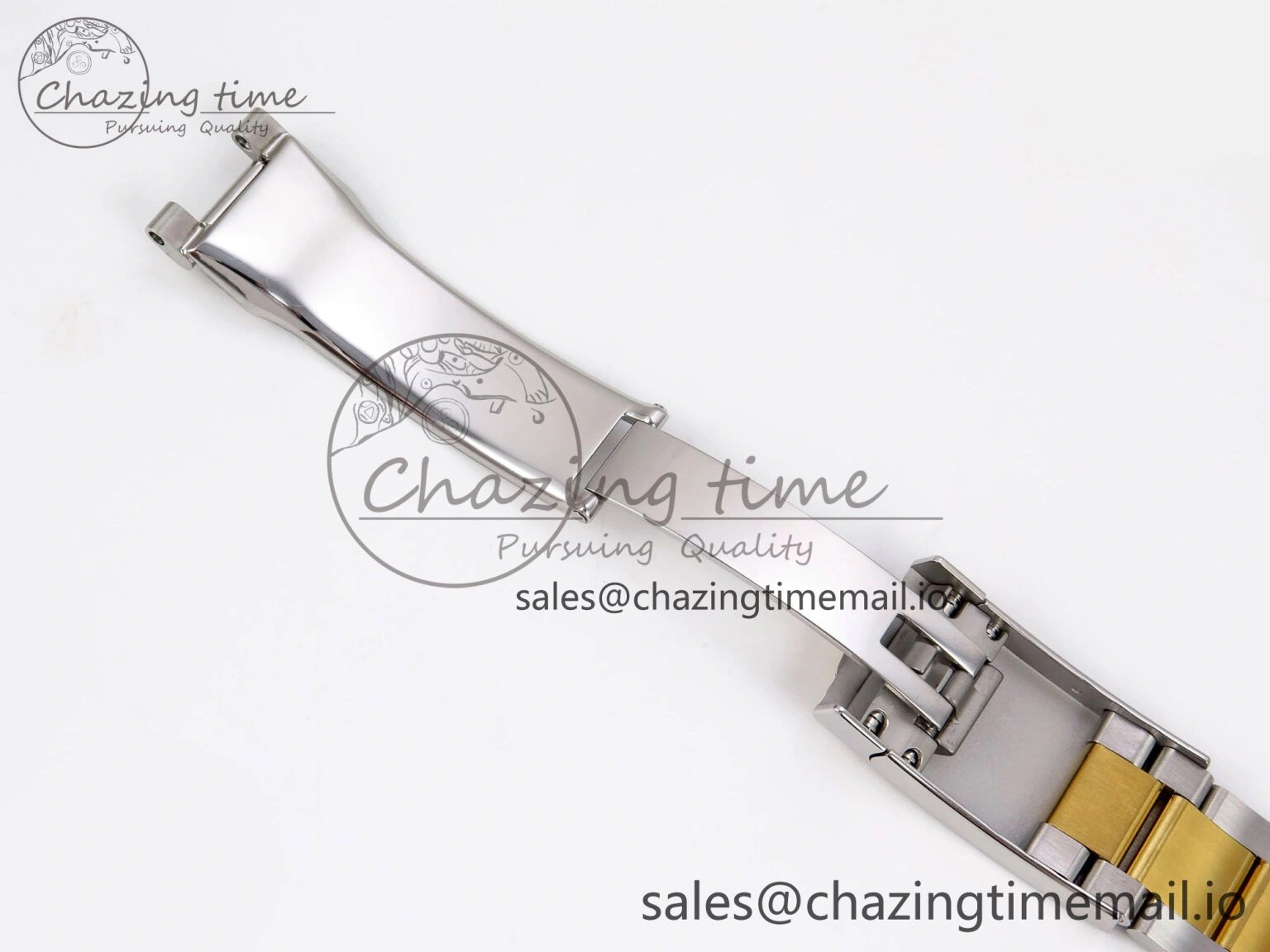 DateJust 41 SS YG ARF 1:1 Best Edition 904L Steel Gray Green Roman Dial on Oyster Bracelet SH3235 (Gain Weight)