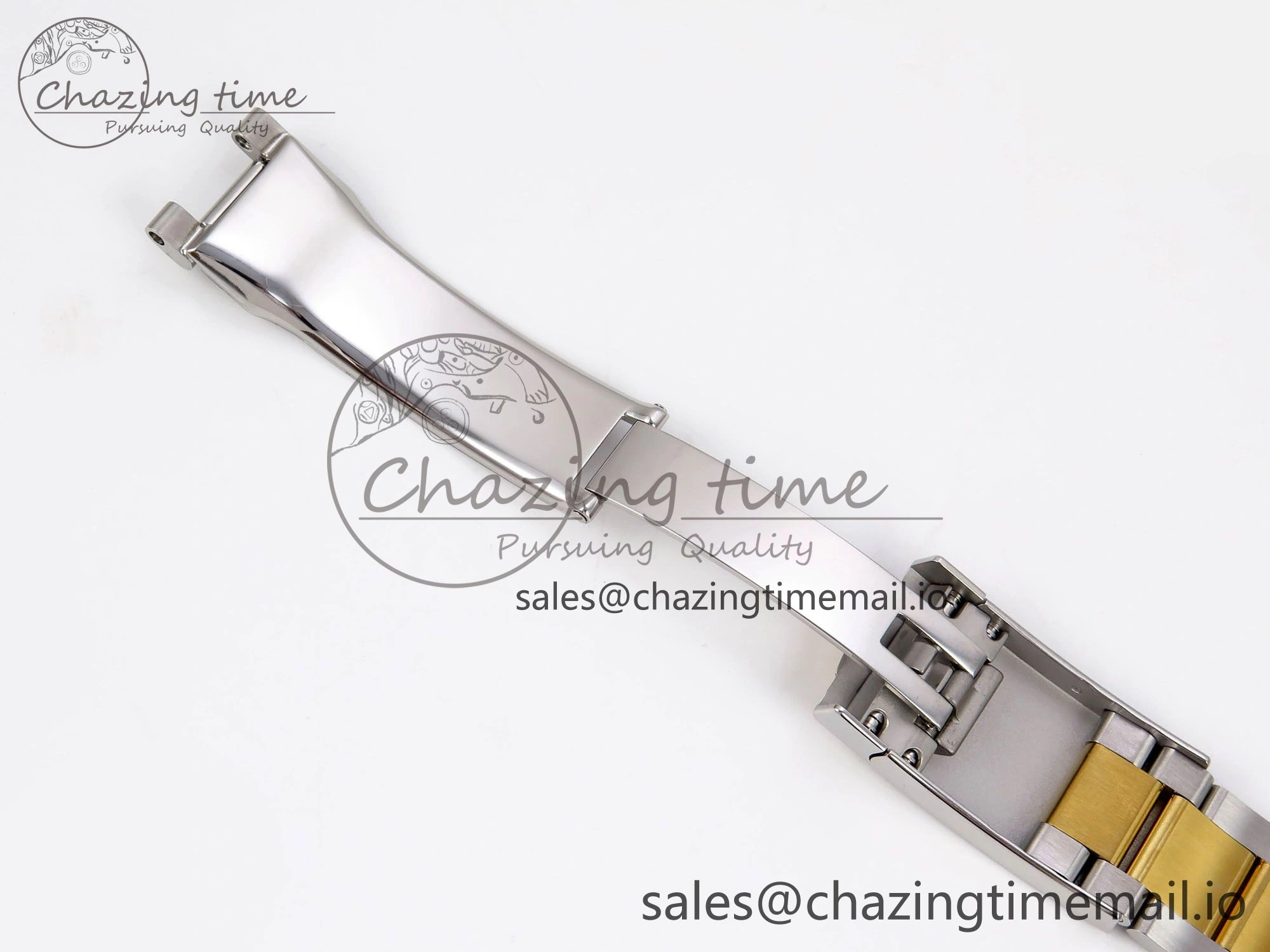 DateJust 41 SS YG ARF 1:1 Best Edition 904L Steel Gray Green Roman Dial on Oyster Bracelet SH3235 (Gain Weight)