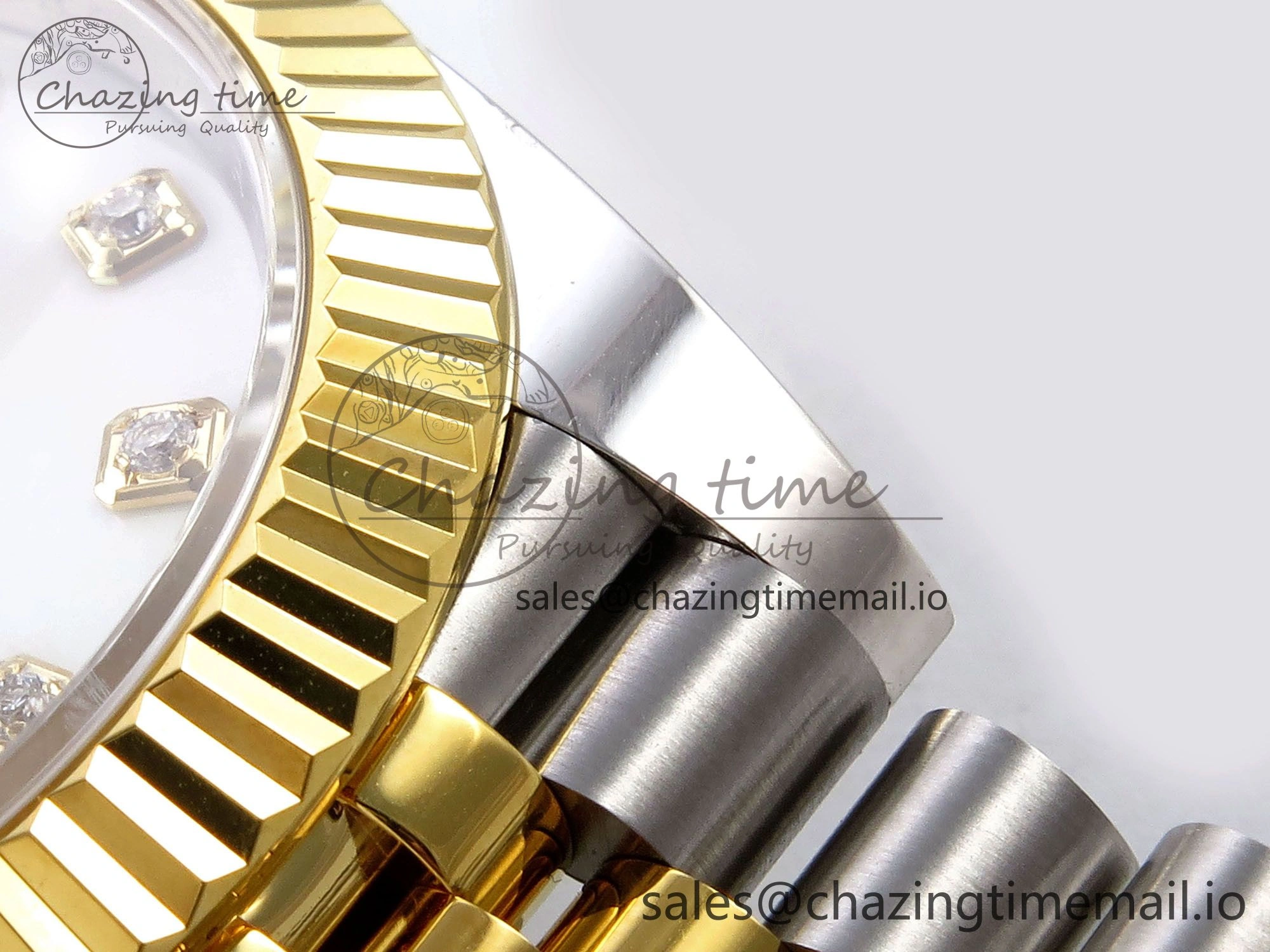 DateJust 41 SS YG ARF 1:1 Best Edition 904L Steel White MOP Dial on Jubilee Bracelet SH3235 (Gain Weight)