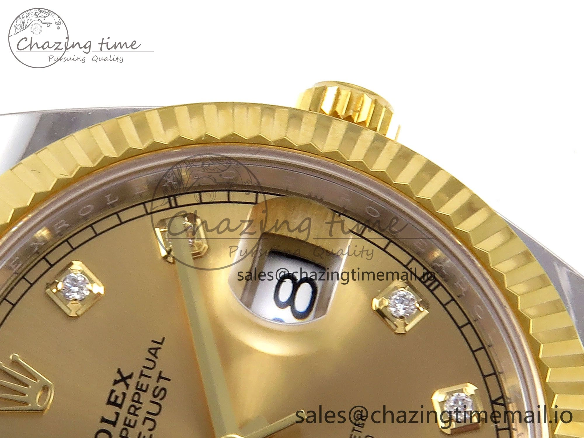 DateJust 41 SS YG ARF 1:1 Best Edition 904L Steel YG Diamonds Dial on Jubilee Bracelet SH3235