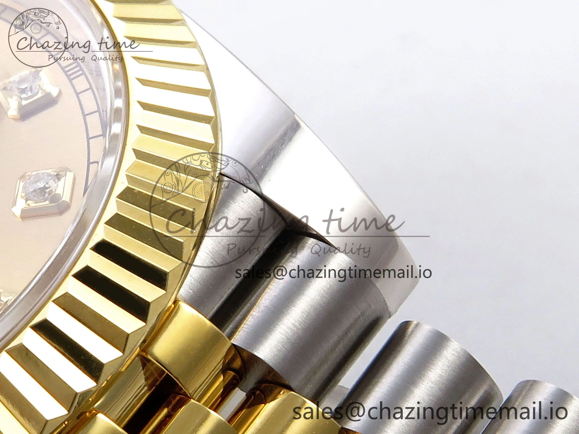 DateJust 41 SS YG ARF 1:1 Best Edition 904L Steel YG Diamonds Dial on Jubilee Bracelet SH3235