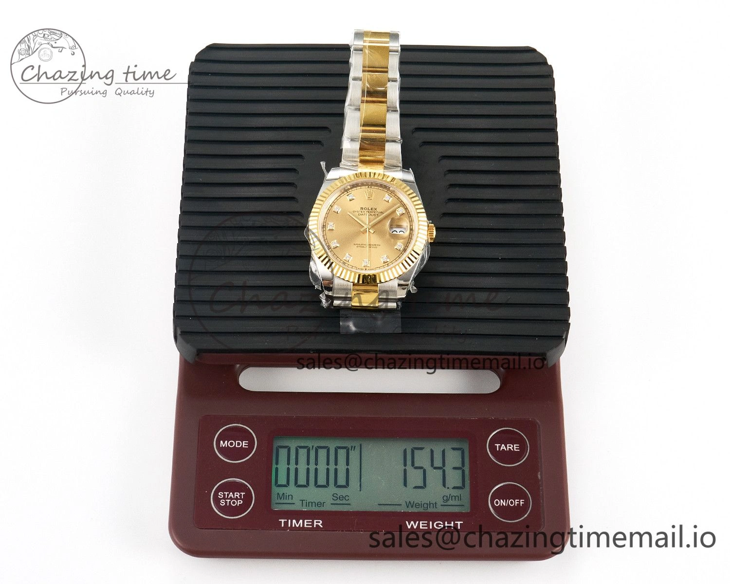 DateJust 41 SS YG ARF 1:1 Best Edition 904L Steel YG Diamonds Dial on Oyster Bracelet SH3235 (Gain Weight)