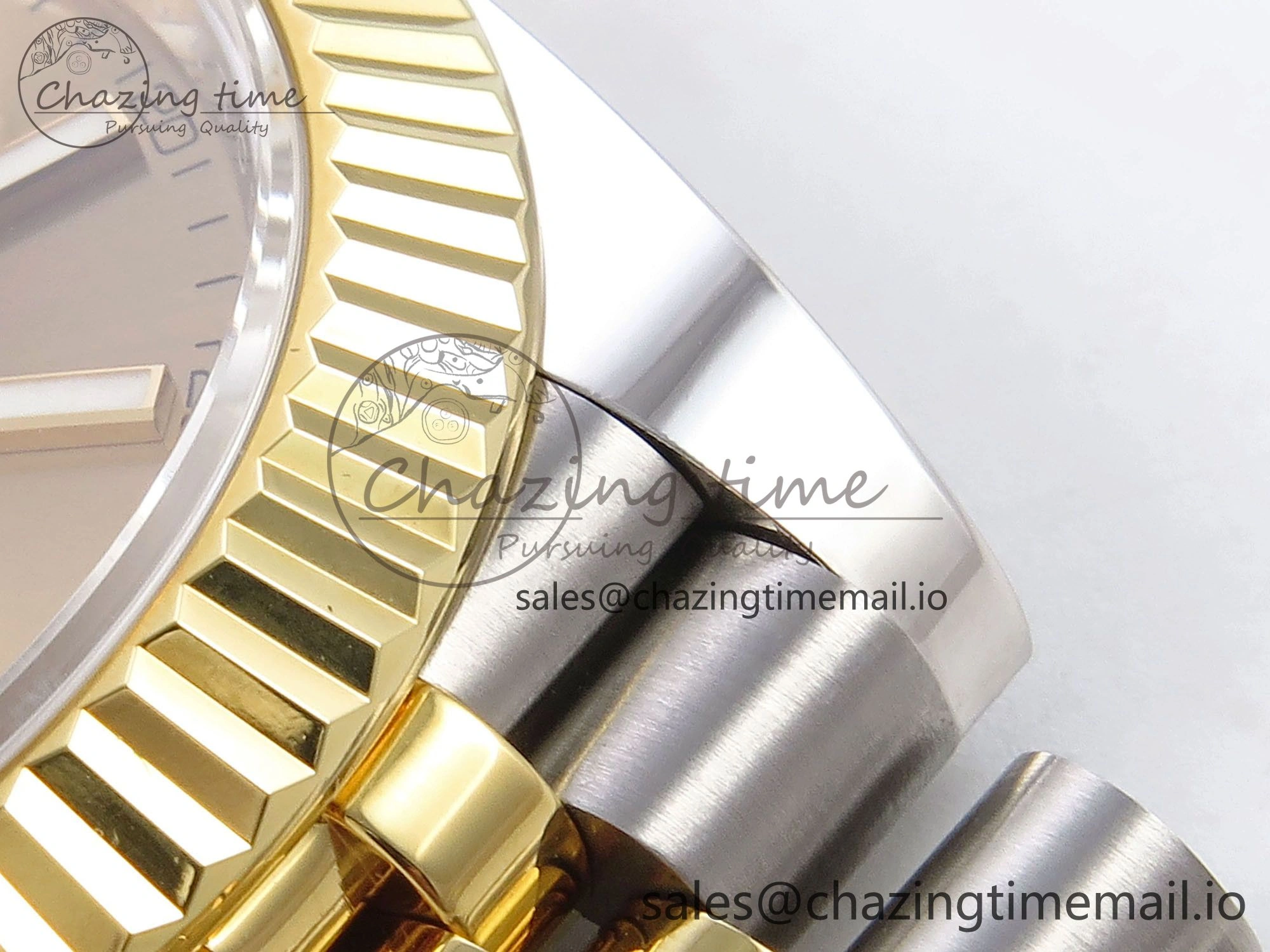 DateJust 41 SS YG ARF 1:1 Best Edition 904L Steel YG Stick Dial on Jubilee Bracelet SH3235