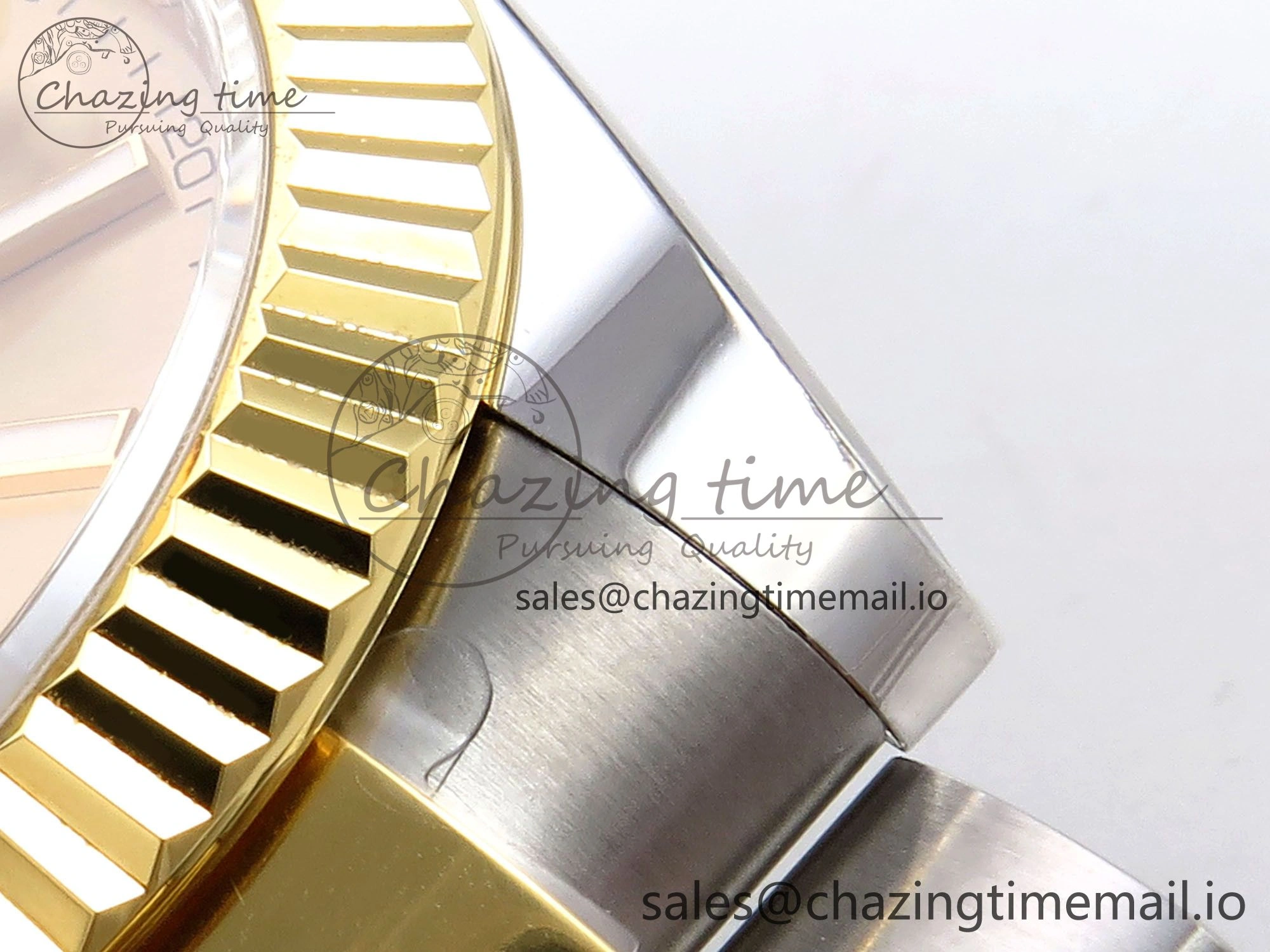 DateJust 41 SS YG ARF 1:1 Best Edition 904L Steel YG Stick Dial on Oyster Bracelet SH3235