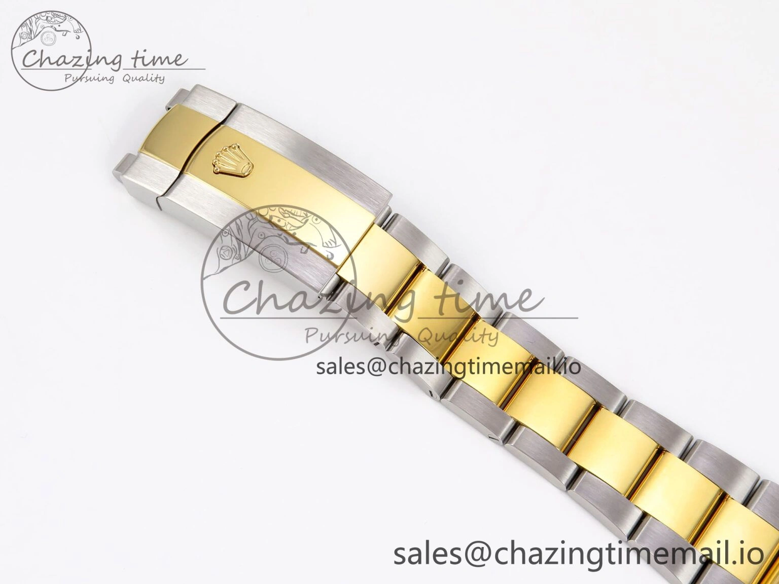 DateJust 41 SS YG ARF 1:1 Best Edition 904L Steel YG Textured Stick Dial on Oyster Bracelet SH3235