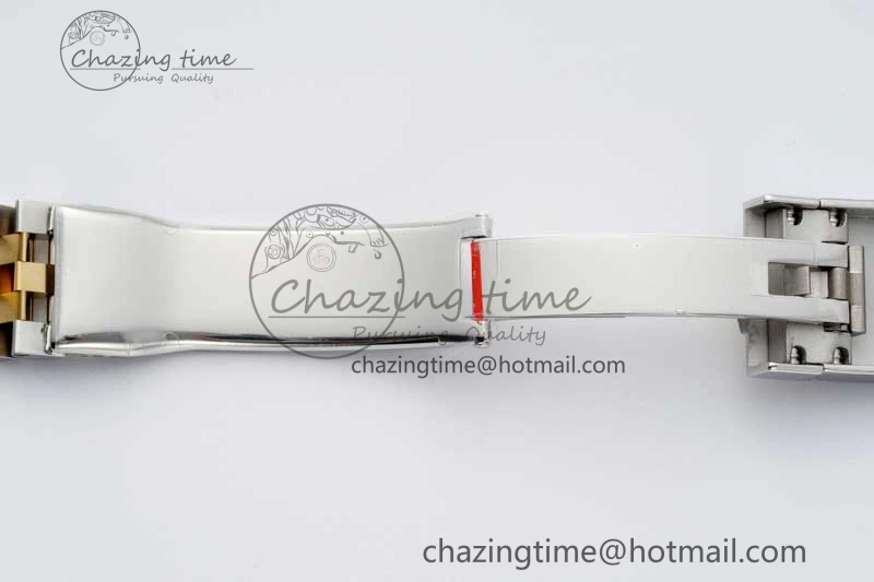 DateJust 41 SS YG JDF 1:1 Best Edition 904L Steel Black Stick Dial on SS YG Jubilee Bracelet VR3235 V2
