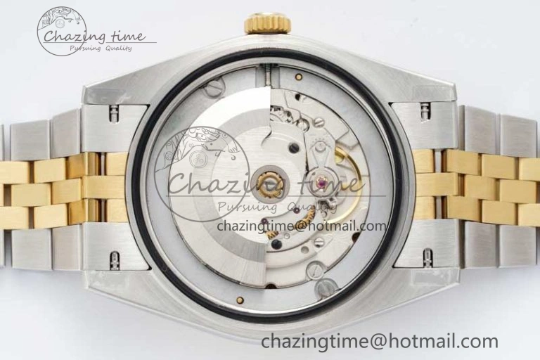 DateJust 41 SS YG JDF 1:1 Best Edition 904L Steel YG Stick Dial on SS YG Jubilee Bracelet VR3235 V2