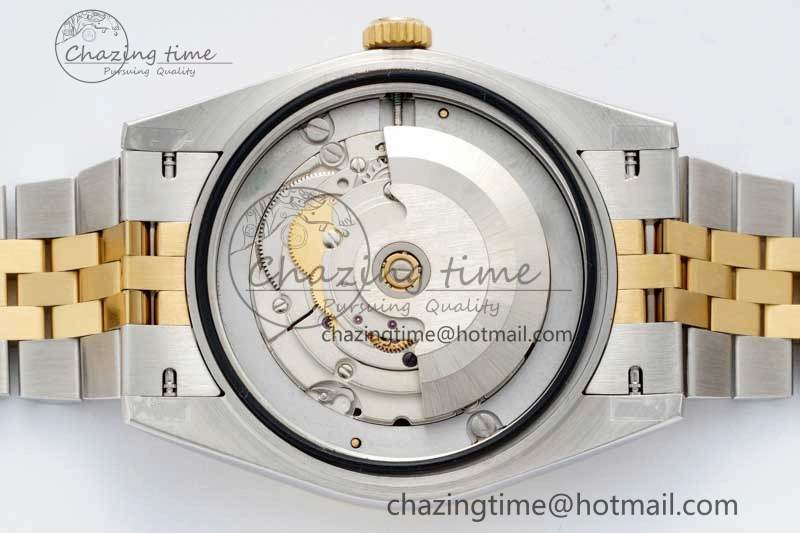 DateJust 41 SS YG JDF 1:1 Best Edition 904L Steel YG Stick Dial on SS YG Jubilee Bracelet VR3235 V2