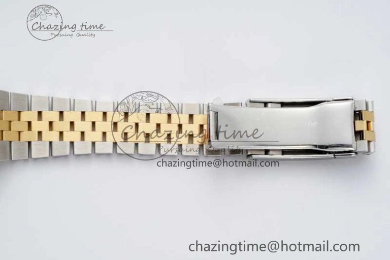 DateJust 41 SS YG JDF 1:1 Best Edition 904L Steel YG Stick Dial on SS YG Jubilee Bracelet VR3235 V2