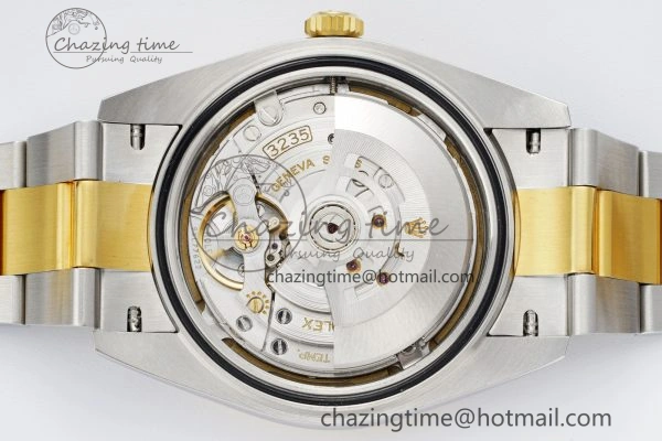 DateJust 41 SS YG Polished Bezel KING 1:1 Best Edition 904L Steel Black Dial on Oyster Bracelet VR3235